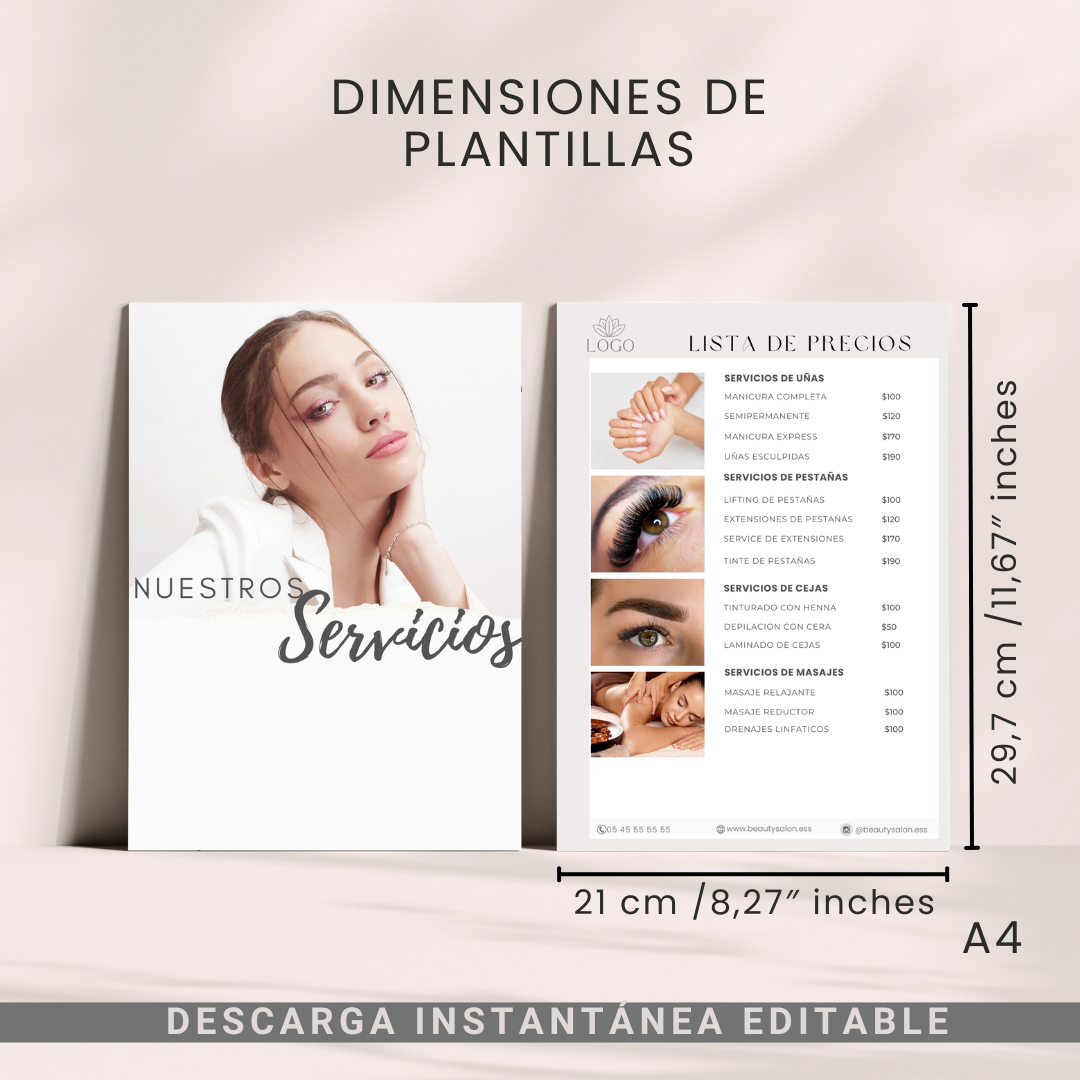 Plantilla Digital Lista de Precios