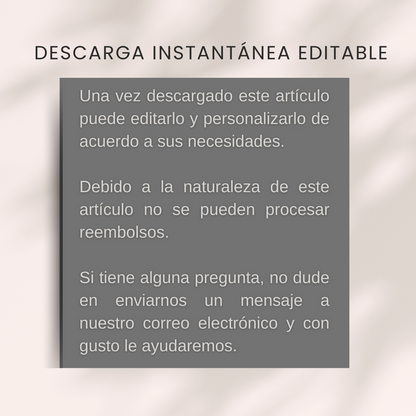 Plantilla Digital Lista de Precios